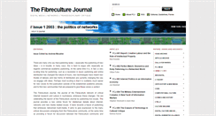 Desktop Screenshot of one.fibreculturejournal.org